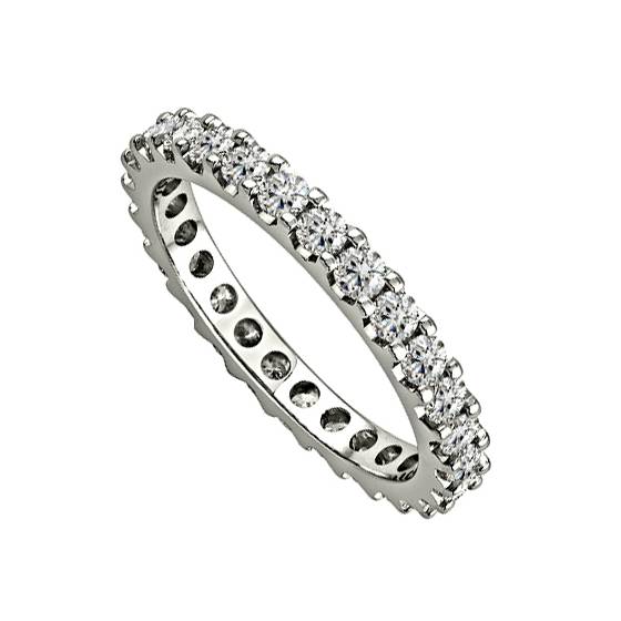 1.00ct VS/E-F Elegant Round Diamond Full Eternity Ring