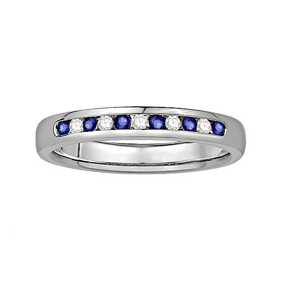 0.15ct VS/E-F Round Diamond Gemstone Eternity Ring