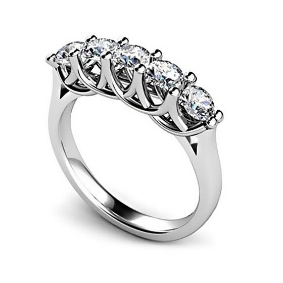 1.55ct VS/G-H Round Diamond Eternity Ring