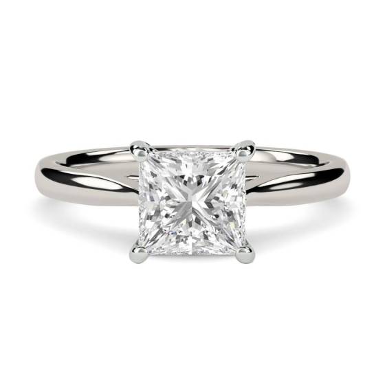 1.00ct SI1/G Princess Diamond Engagement Ring