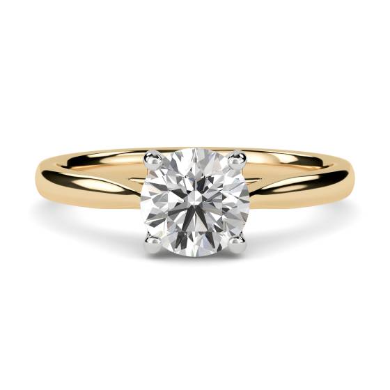 0.50ct VVS2/D Round Diamond Engagement Ring