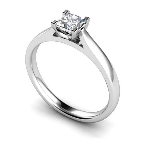 0.60ct SI1/I Princess Diamond Engagement Ring