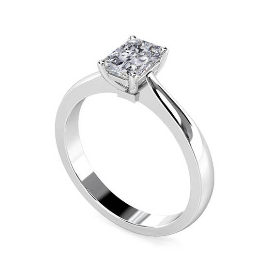 0.40ct VS2/G Classic Radiant Diamond Engagement Ring