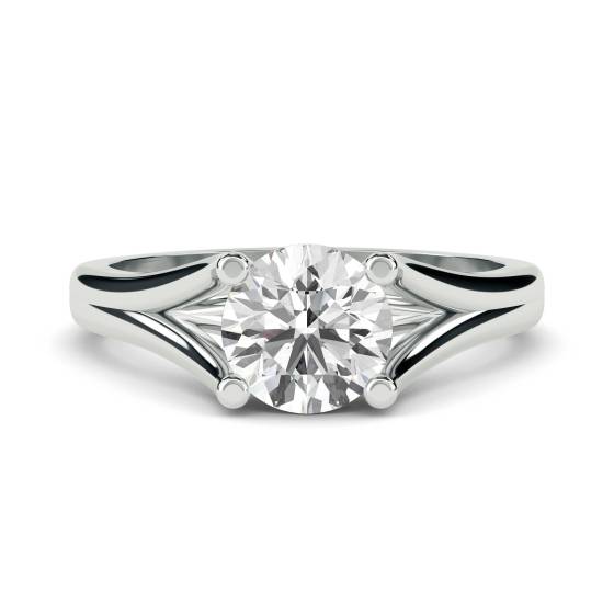 0.40ct VS1/F Round cut Diamond Solitaire Ring