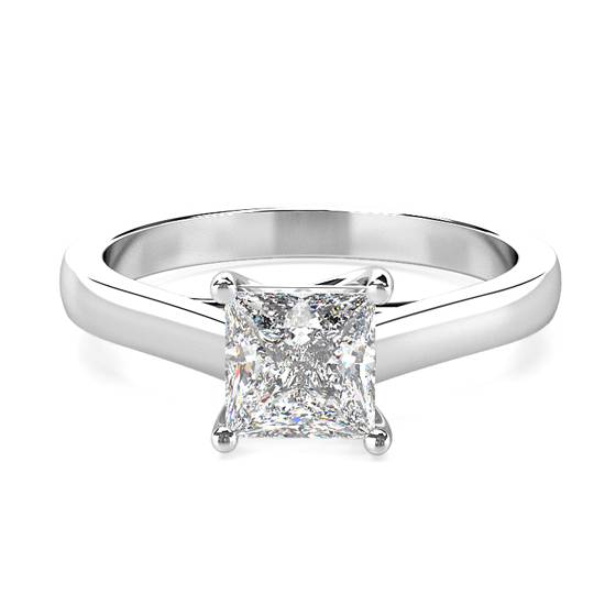 0.70ct SI2/H Princess Diamond Engagement Ring