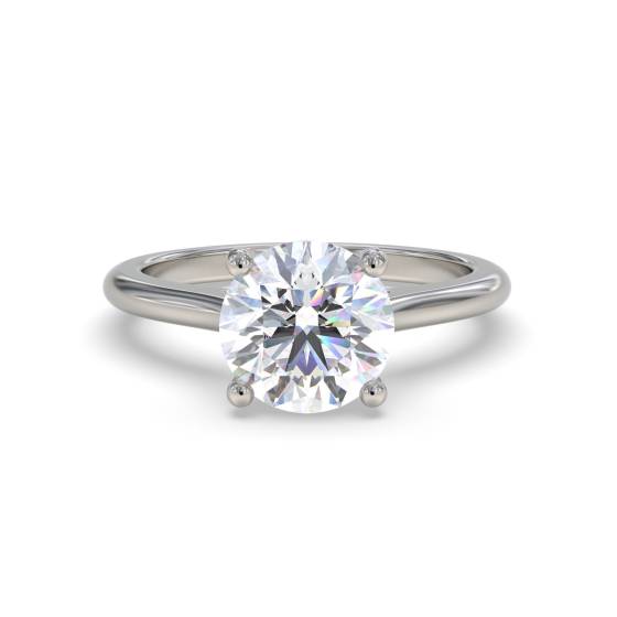 0.50ct VVS1/G Round cut Diamond Solitaire Ring