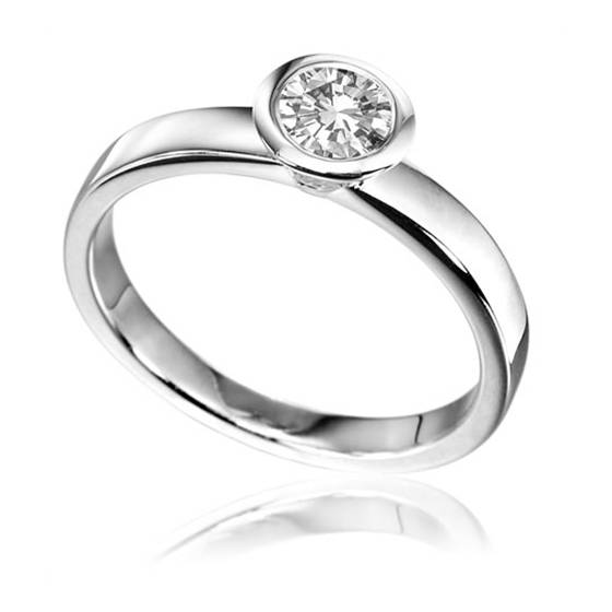 0.30ct SI2/G Round Diamond Engagement Ring