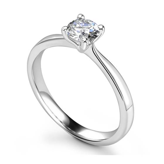 0.80ct SI2/G Round Diamond Engagement Ring