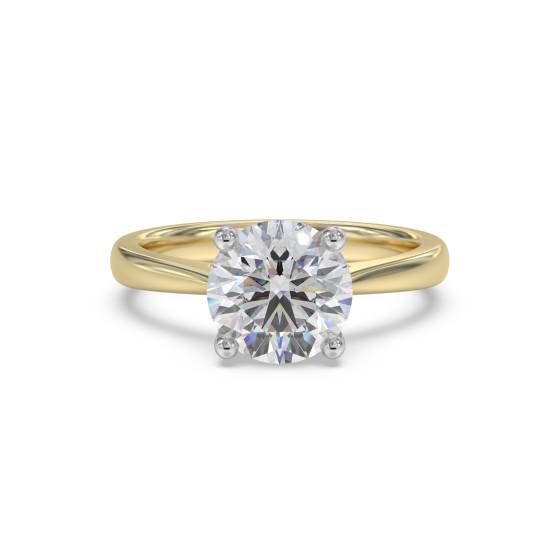 1.50ct I1/E Traditional Round Diamond Engagement Ring