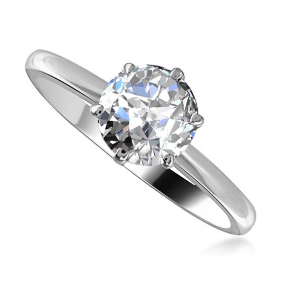 1.30ct I1/H Round Diamond Engagement Ring