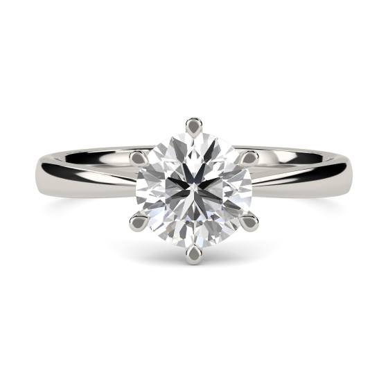 2.10ct SI2/D Round Diamond Engagement Ring