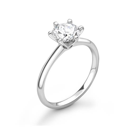 1.07ct I1/G Round Diamond Solitaire Ring