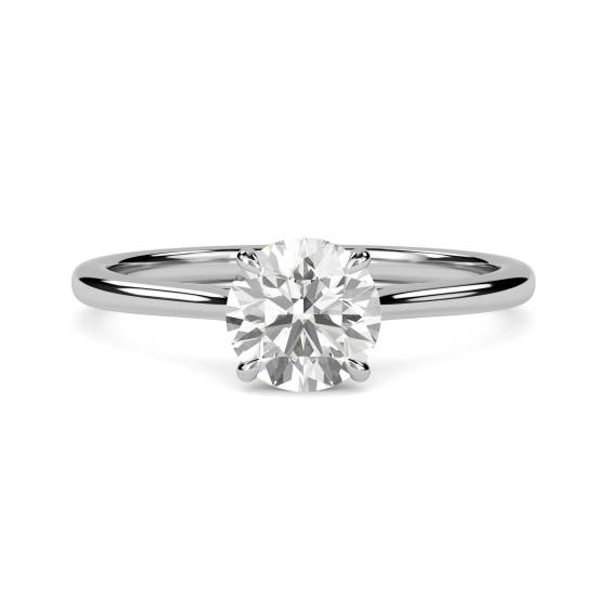 2.00ct SI2/F Round Diamond Solitaire Ring