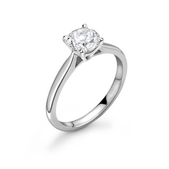 1.00ct SI2/G Round Diamond Engagement Ring