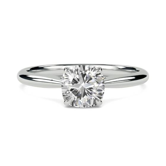 2.01ct VS2/D Cushion Lab Grown Diamond Engagement Ring