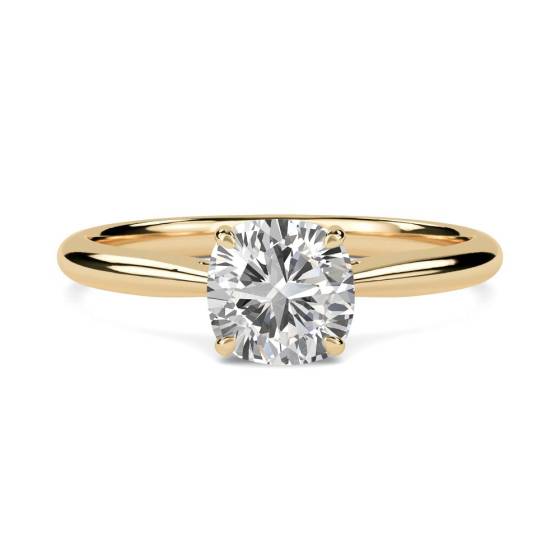 4.02ct VVS2/F Cushion Lab Grown Diamond Engagement Ring