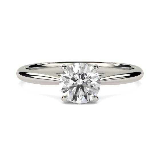 1.01ct SI2/H Round Diamond Engagement Ring