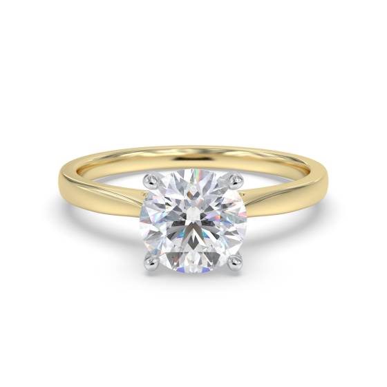 1.00ct I1/G Round cut Diamond Solitaire Ring