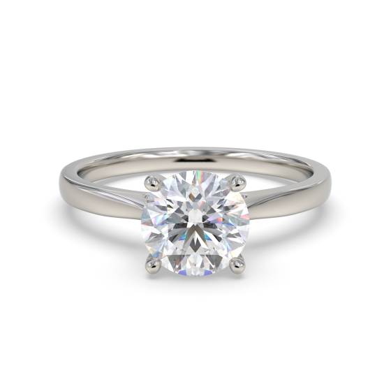 1.50ct VS1/E Round cut Diamond Solitaire Ring
