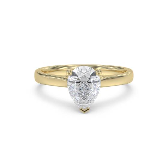 1.05ct SI2/G Classic Pear Diamond Engagement Ring