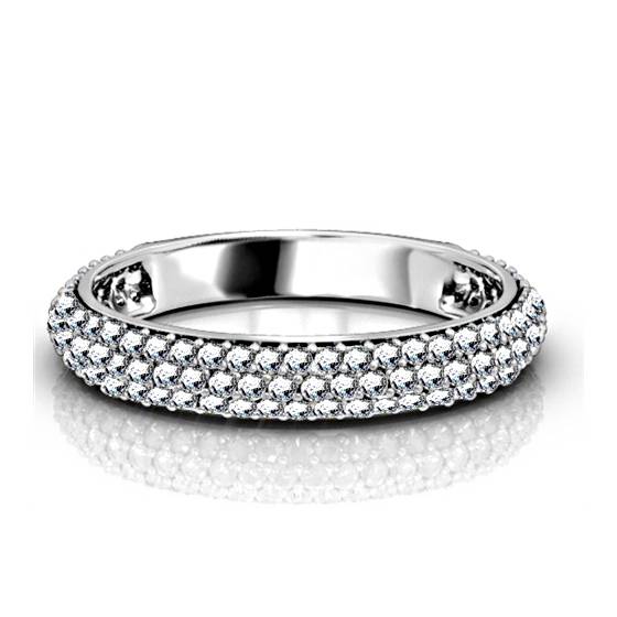 0.50ct VS/F Round Diamond Eternity Ring