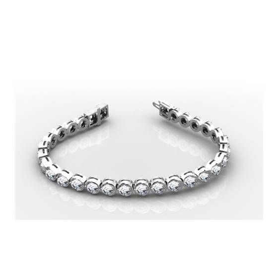 4.00ct VS/G-H Diamond Tennis Bracelet