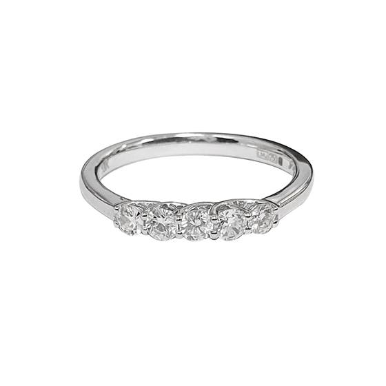 0.30ct VS/FG Round Cut 5 Sone Diamond Ring