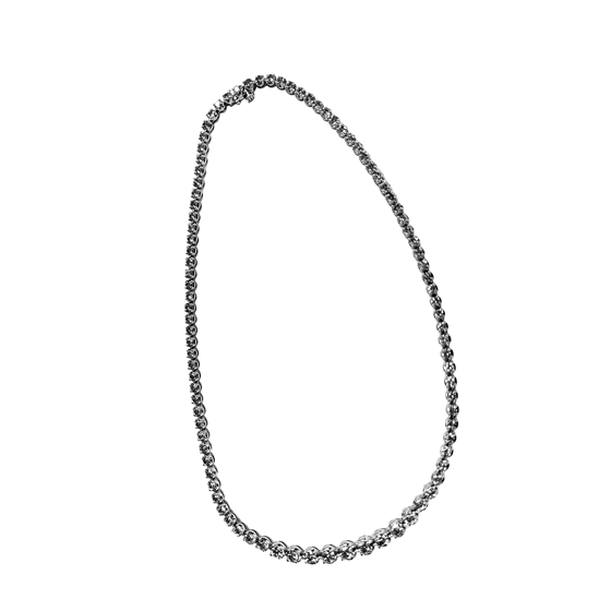 10.93ct VS/G-H Round Diamond Single Row Tennis Necklace