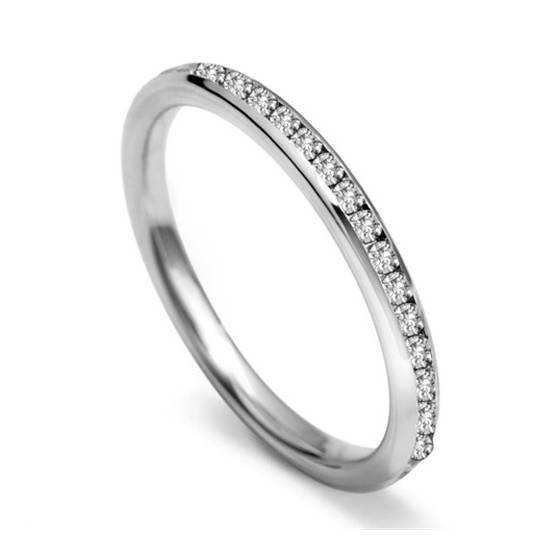 0.20ct VS/F-G Round Diamond Wedding Ring