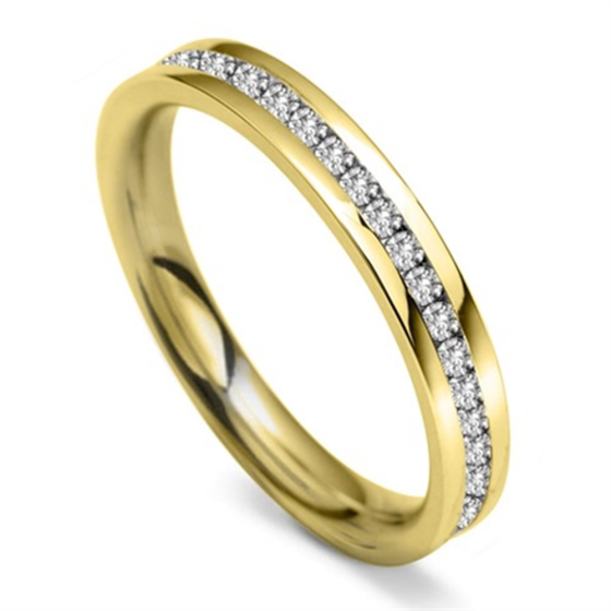 0.30ct VS/E-F Round Diamond Wedding Ring