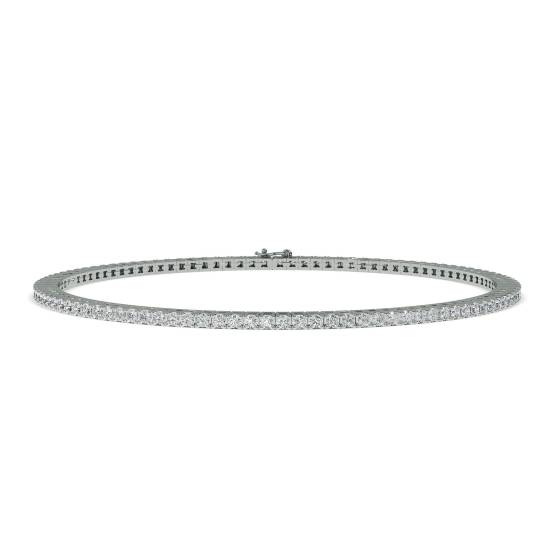 1.00ct VS/E-F Classic Single Row Diamond Tennis Bracelet