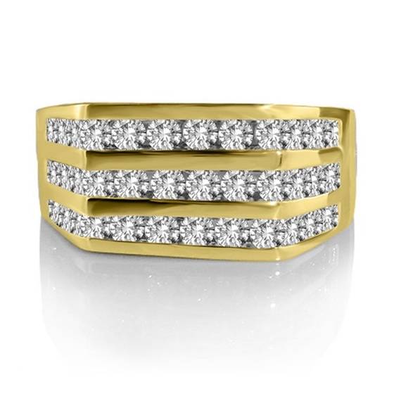 1.06ct VS/E-F Mens Diamond Ring