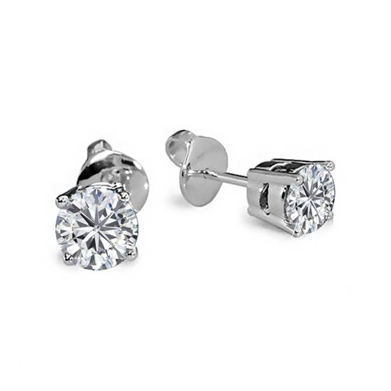 4.16ct VS/H-I Diamond Stud Earrings