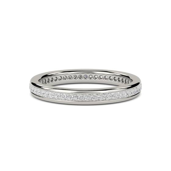 0.50ct VS/E-F Princess Diamond Eternity Ring