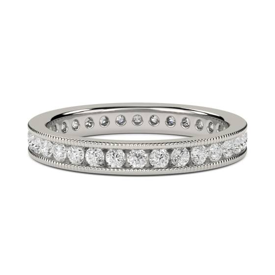 0.50ct VS/E-F Round Diamond Eternity Ring