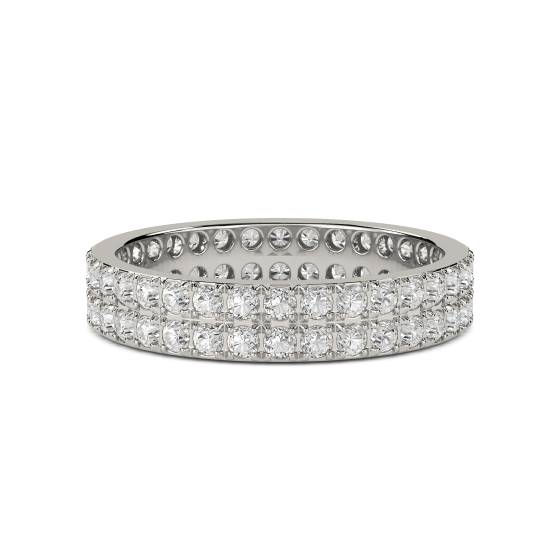 1.00ct VS/E-F Round Diamond Eternity Ring