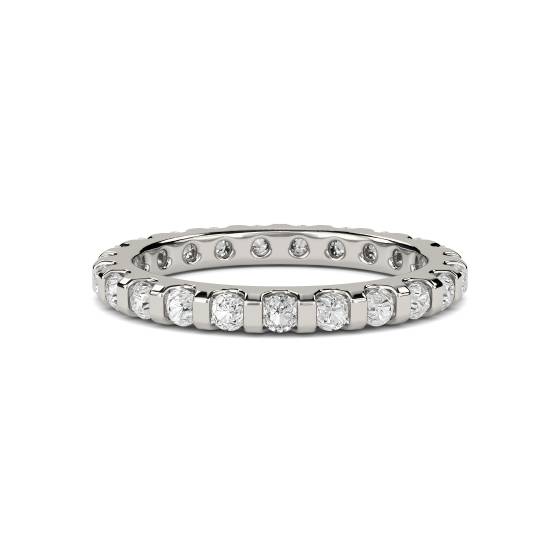 0.77ct VS/E-F Round Diamond Eternity Ring