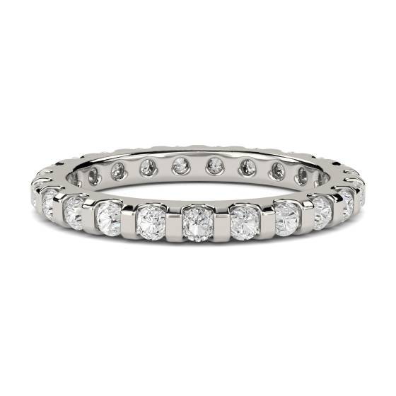 0.77ct VS/E-F Round Diamond Eternity Ring