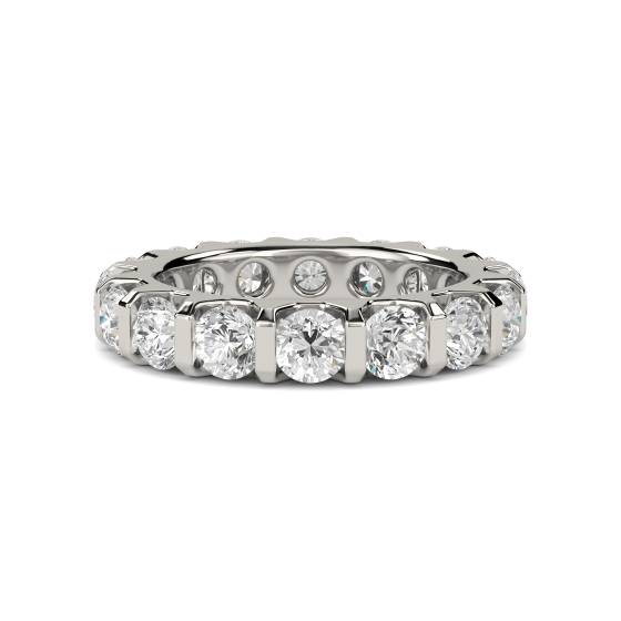 3.00ct VS/E-F Round Diamond Full Eternity Ring