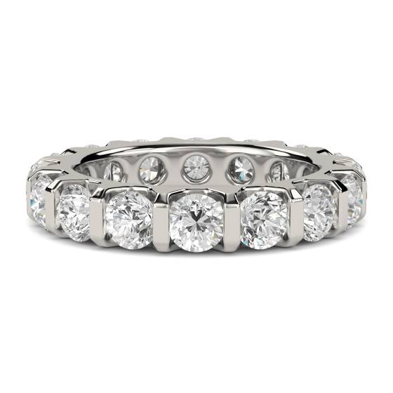 3.00ct VS/E-F Round Diamond Full Eternity Ring