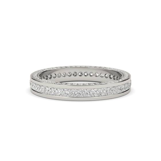 1.25ct VS/E-F Princess Diamond Eternity Ring