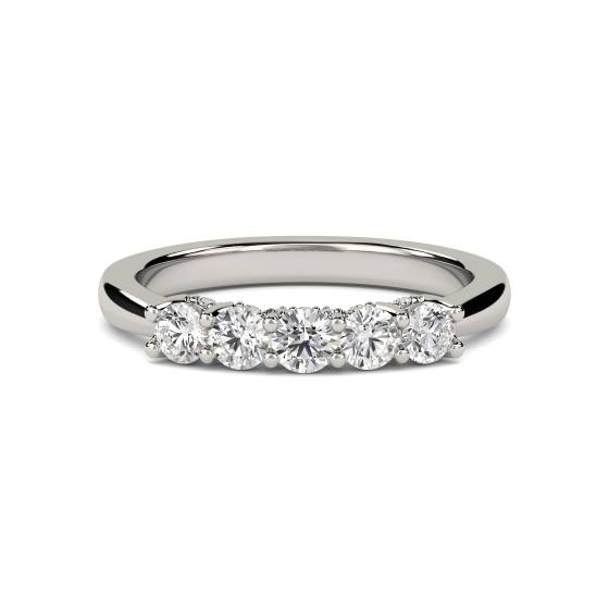 0.50ct VS/E-F Round Diamond Eternity Ring