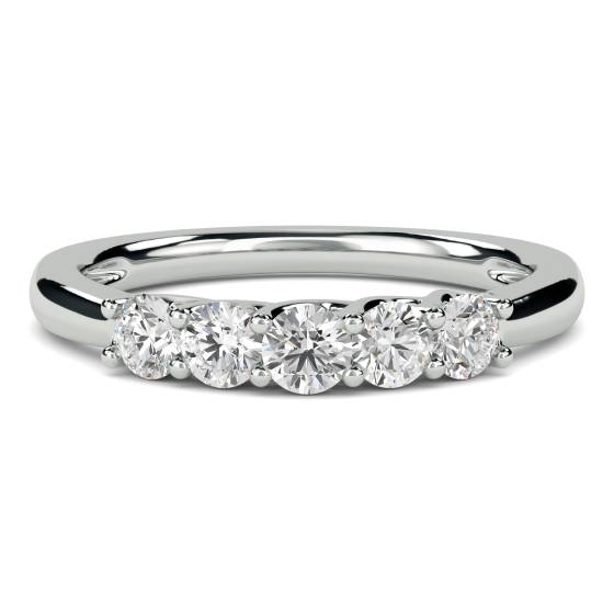 0.50ct VS/E-F Round Diamond Eternity Ring