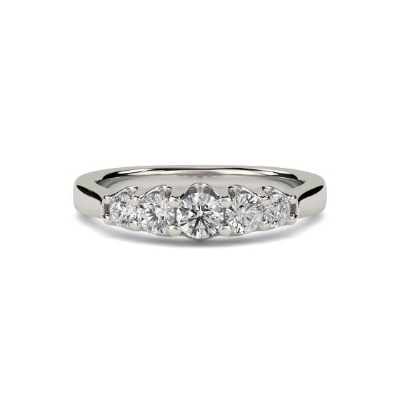 0.50ct VS/E-F Round Diamond Eternity Ring