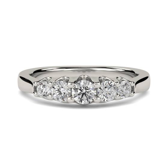 0.50ct VS/E-F Round Diamond Eternity Ring