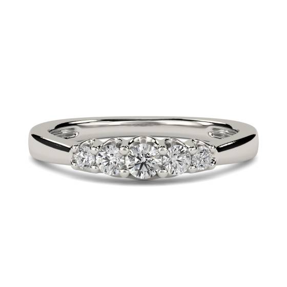 0.25ct VS/E-F Round Diamond Eternity Ring