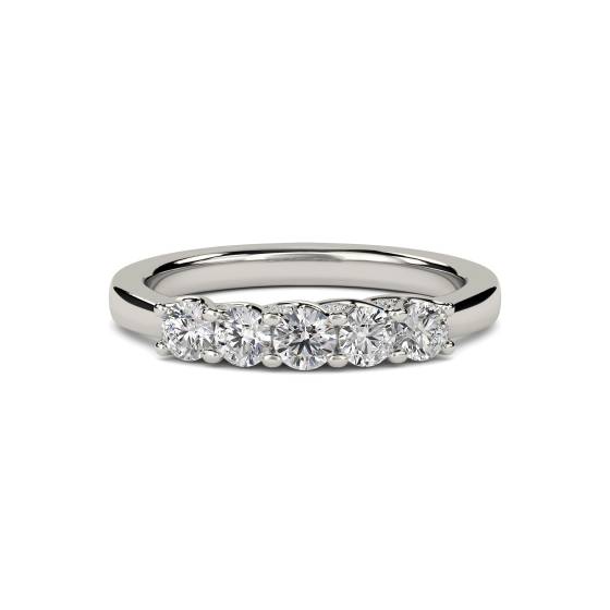 0.50ct VS/E-F Round Diamond Eternity Ring