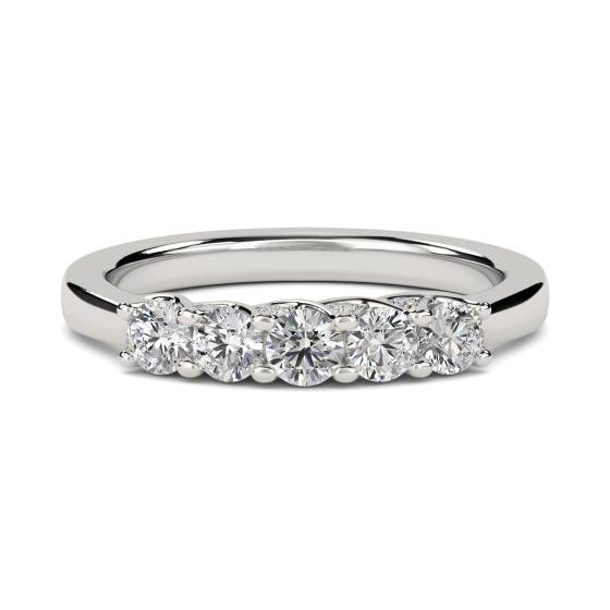 0.50ct VS/E-F Round Diamond Eternity Ring