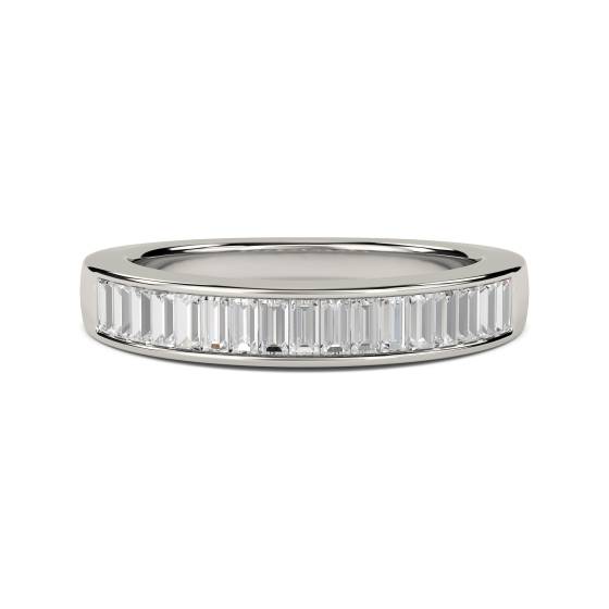 0.77ct VS/E-F Baguette Diamond Eternity Ring