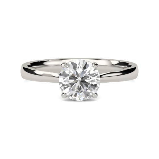 0.70ct SI1/H Round Diamond Solitaire Ring